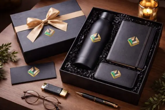 Elegantni poslovni poklon set sa logotipom kompanije